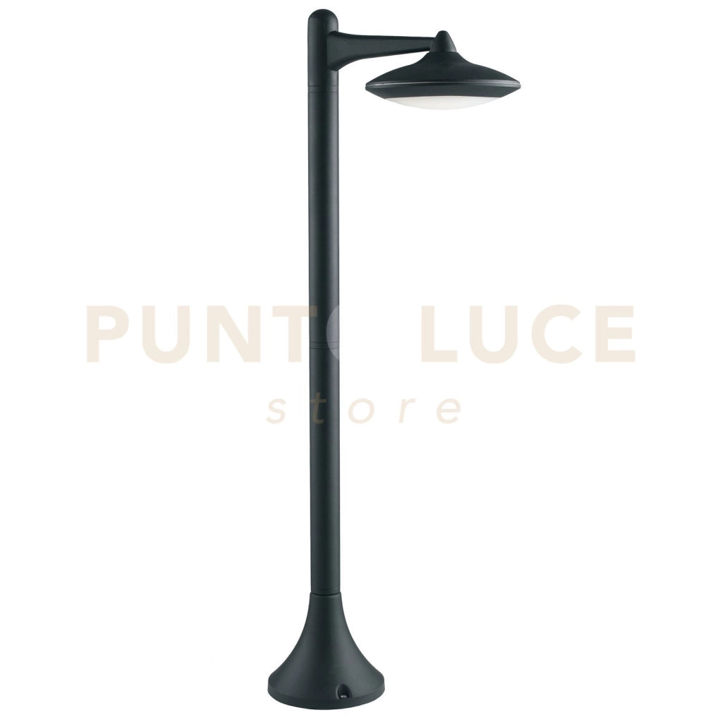 PALETTO LED ALYSON NERO 12W 1300LM 4000K IP44 28X91CM IN ALLUMINIO