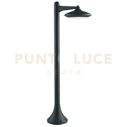 PALETTO LED ALYSON NERO 12W 1300LM 4000K IP44 28X91CM IN ALLUMINIO