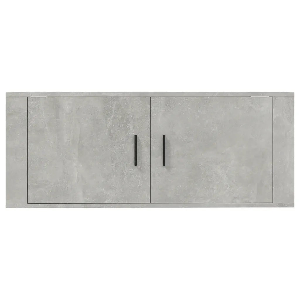 Mobile Porta TV a Parete Grigio cemento 100x34,5x40 cm cod mxl 23161