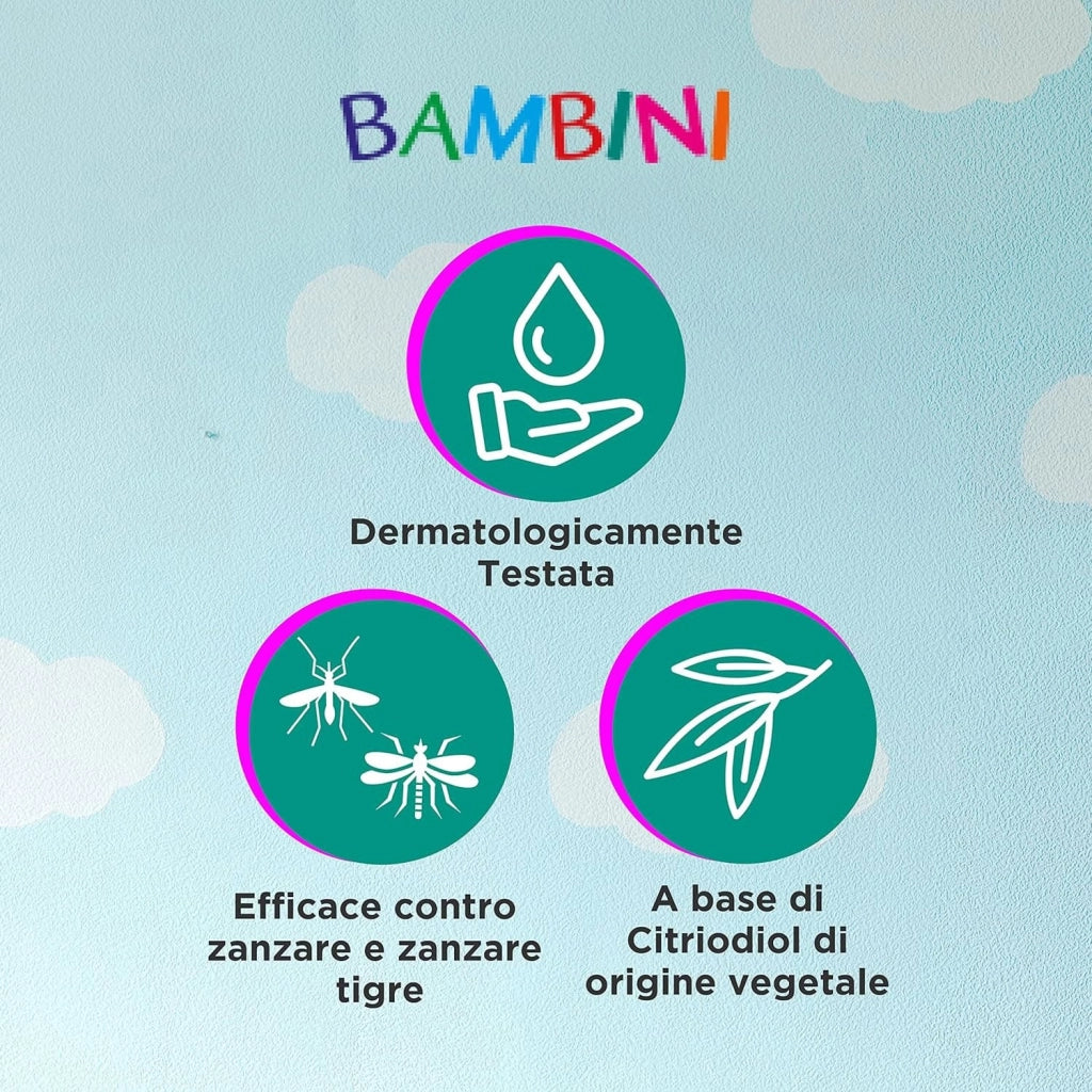 Dopopuntura Bambini, Contro Punture di Insetti, per Pelli Sensibili, Senza Ammoniaca con Estratti Naturali, 10ml,Orphea