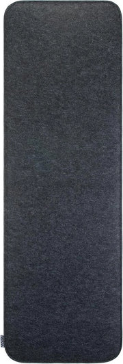 Cuscino di velluto - indoor/outdoor - 1 pezzo - antracite - 118x38x2 cm
