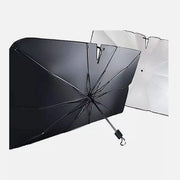 OMBRELLO PARASOLE AUTO PIEGHEVOLE 140CM PROTEZIONE UV VETRO ANTERIORE AS-06633