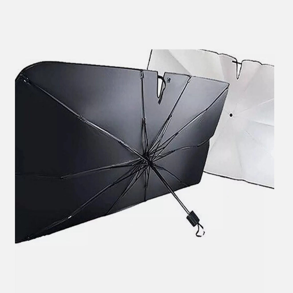 OMBRELLO PARASOLE AUTO PIEGHEVOLE 140CM PROTEZIONE UV VETRO ANTERIORE AS-06633