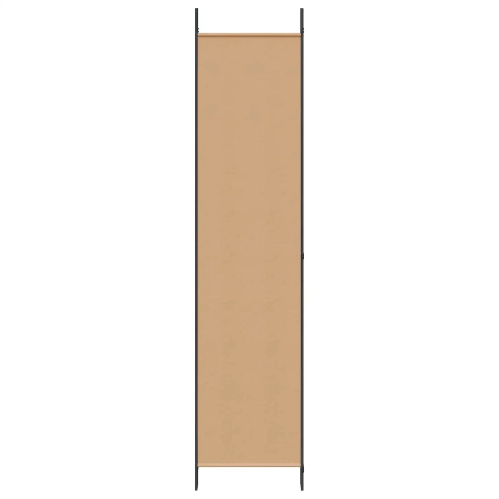 Divisorio Ambienti | Divider per stanze | Paravento a 4 Pannelli Beige 200 x 220 cm Tessuto