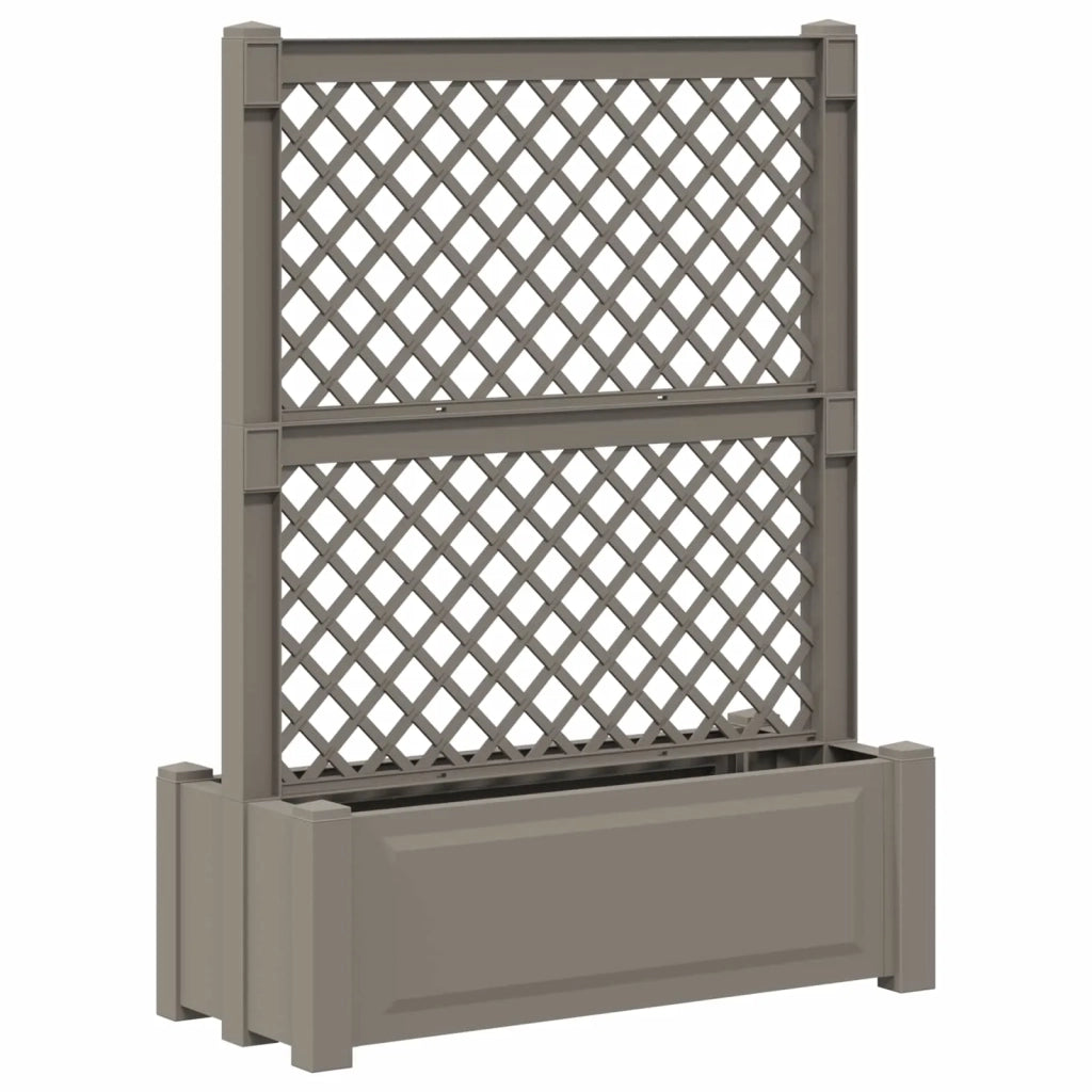 Grande vaso con trellis Grigio 99,5 x 43 x 133,5 PP CFW9879931