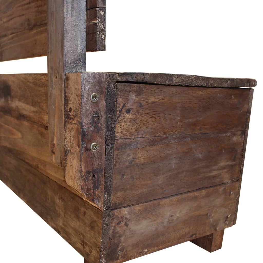 Panca in legno di recupero 86 x 40 x 60 cm 02_0010785
