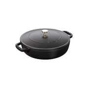 Staub roaster chistera 28cm round black schwarz 40511-472-0 405114720 (40511-472-0) - 169382