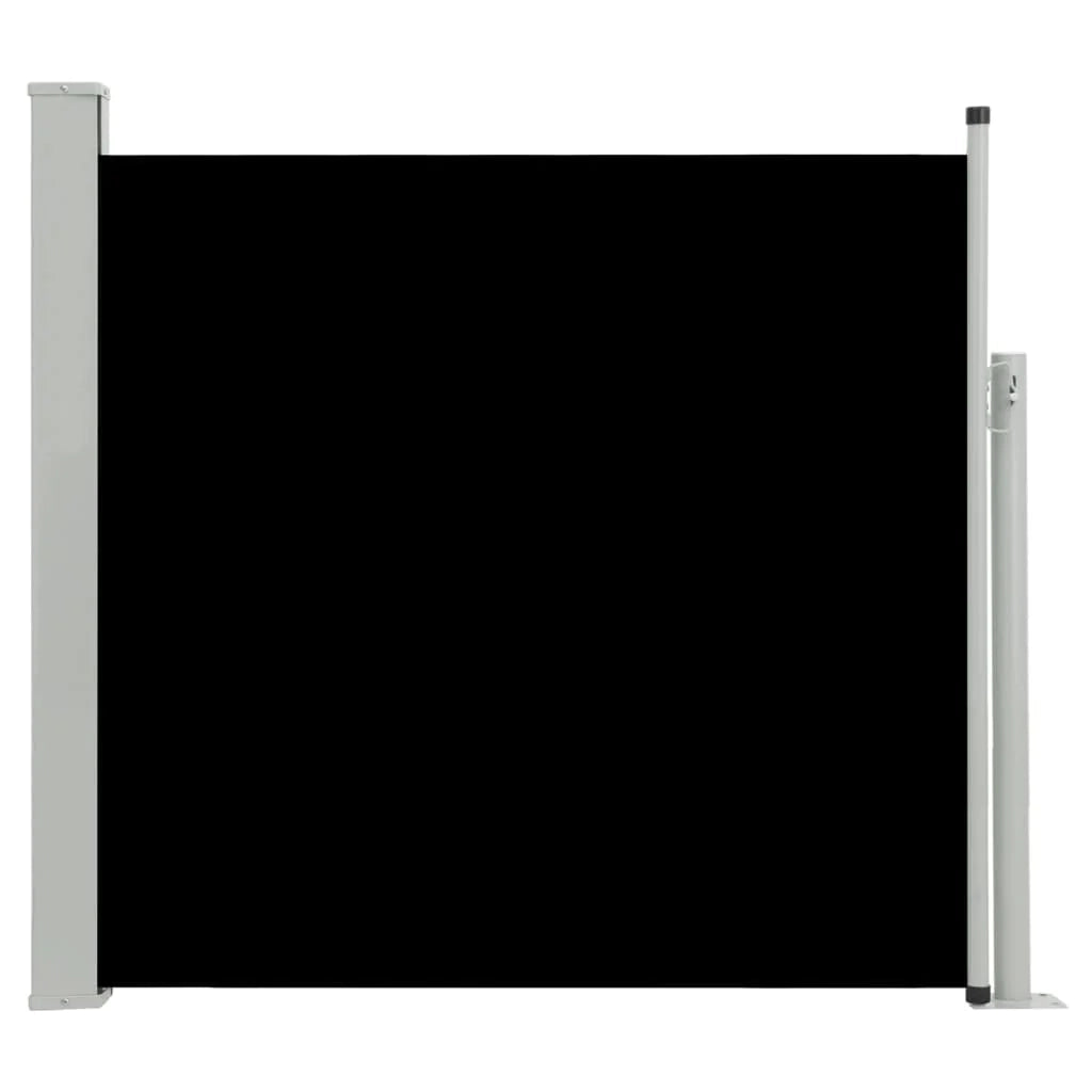 Tenda da sole laterale retrattile/schermo privacy per patio giardino terrazza balcone 170 x 300 cm nero 02_0007317