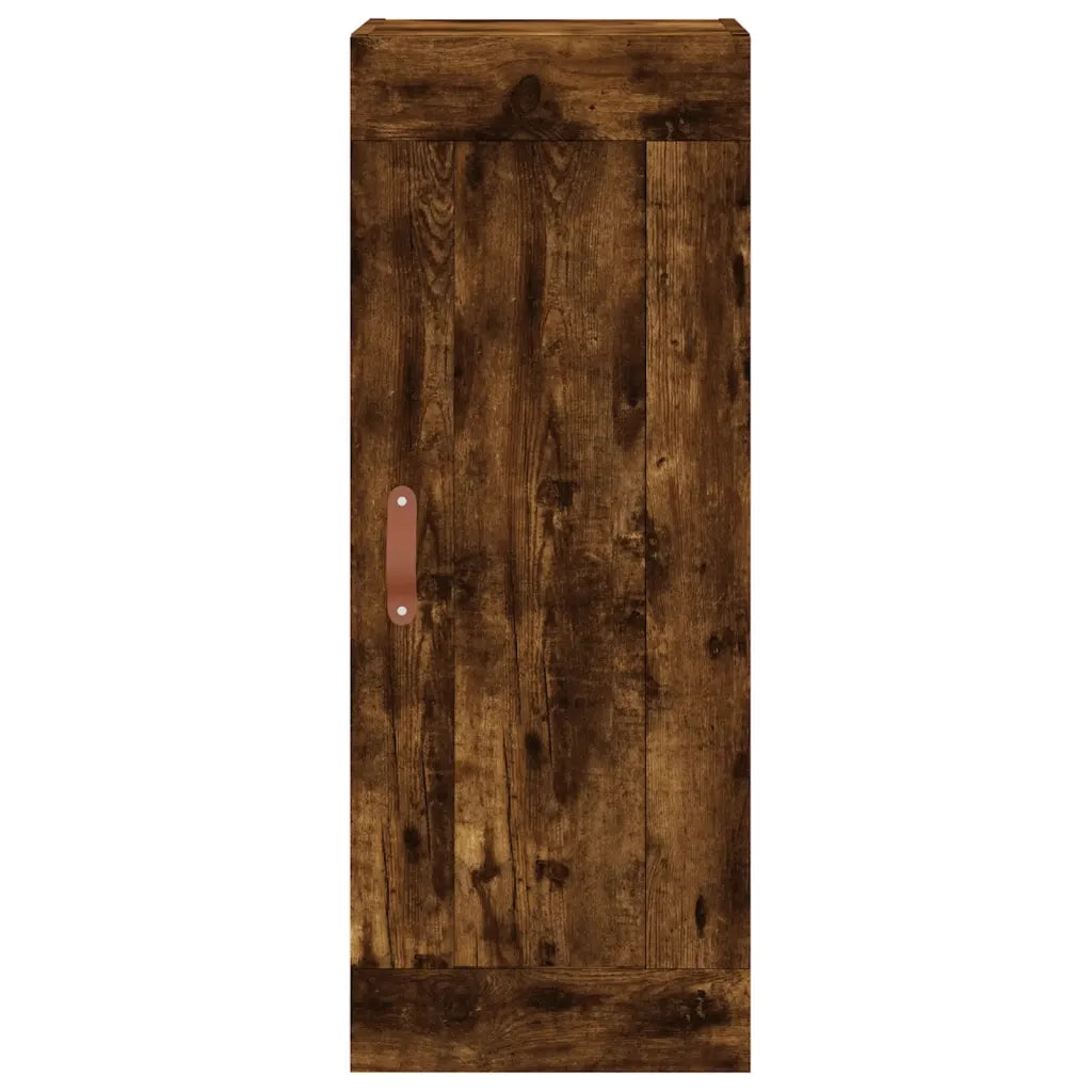 Mobile a Parete Rovere Fumo 34,5x34x90 cm in Legno Multistrato 830481