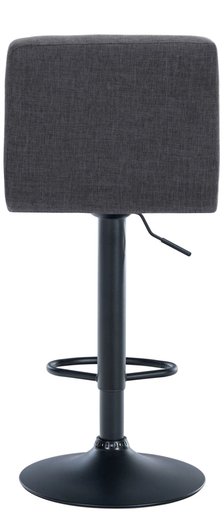2er Set Barhocker Calma Stoff schwarz