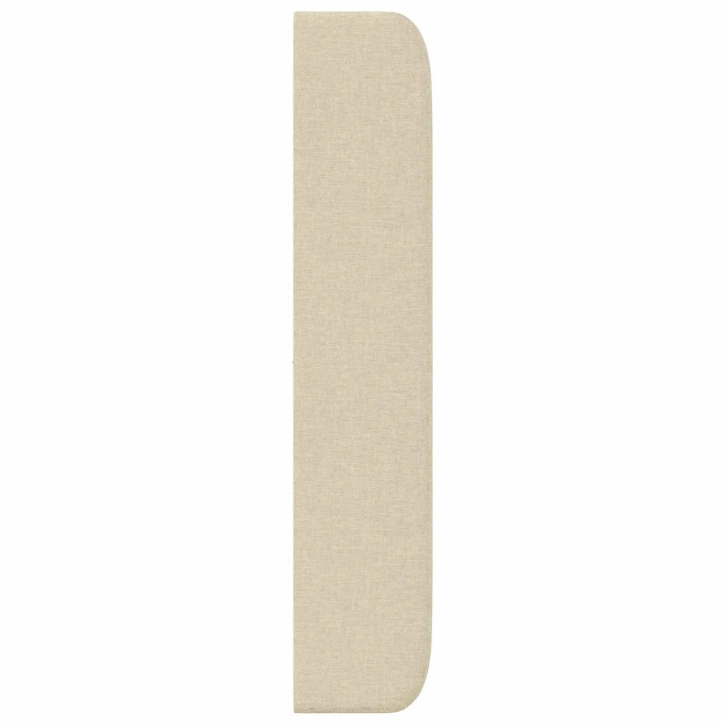 Orecchia della Testata Crema 80 x 16 x 4 cm Tessuto CFW4209721