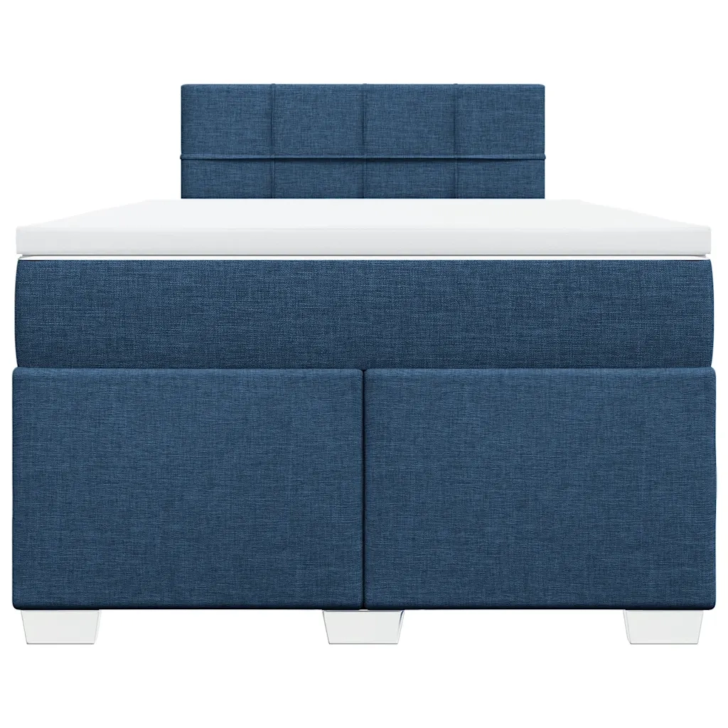 Giroletto a Molle con Materasso Blu 120x190 cm in Tessuto 3285833