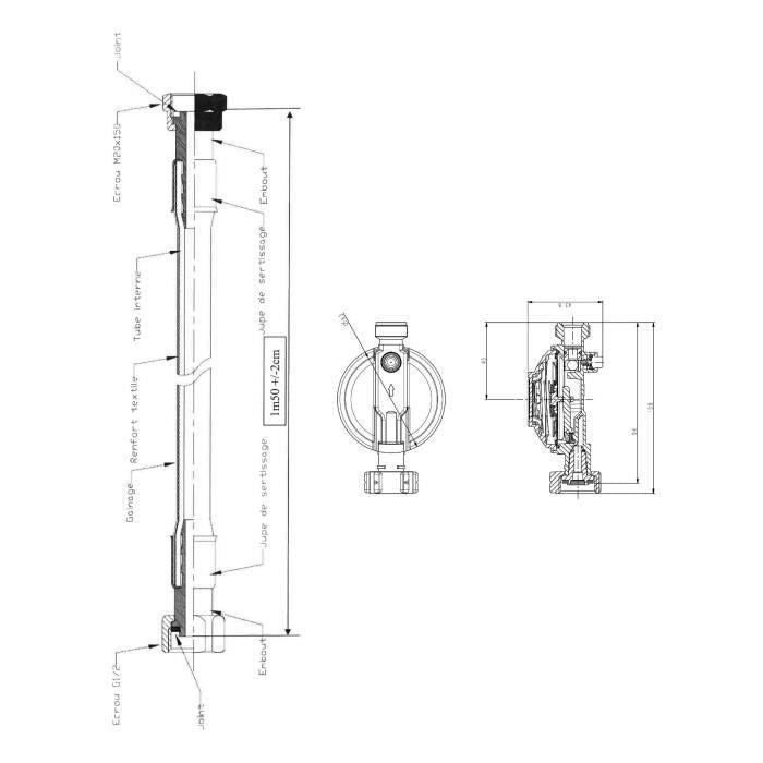 Rilassa butano M20X150 + tubo