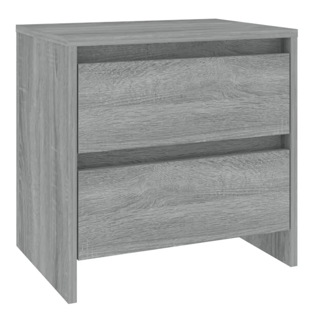 Comodini 2 pz Grigio Sonoma 45x34,5x44,5 cm in Truciolato 813041