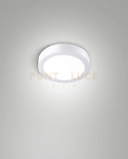 NICOLE PLAFONIERA ESTERNO BIANCO CCT 8W 2700K/3000K/4000K 896LM D.15CM IP54