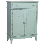 Mobile da ingresso in legno con 2 ante e 1 cassetto 80x38x110,5h cm