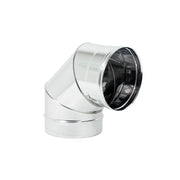 CURVA A 90 D.100MM INOX AISI 304 SPESSO 0.5MM