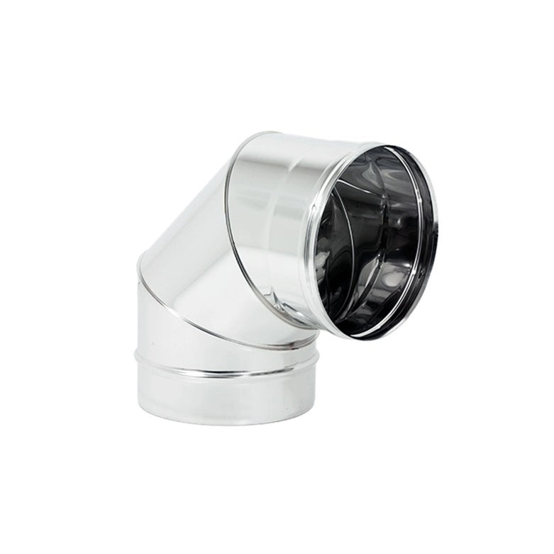 CURVA A 90 D.100MM INOX AISI 304 SPESSO 0.5MM