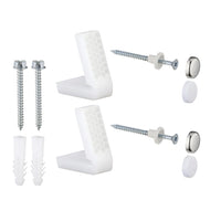 Kit completo di viti e staffe di fissaggio per sanitari a pavimento standard *** confezione 1