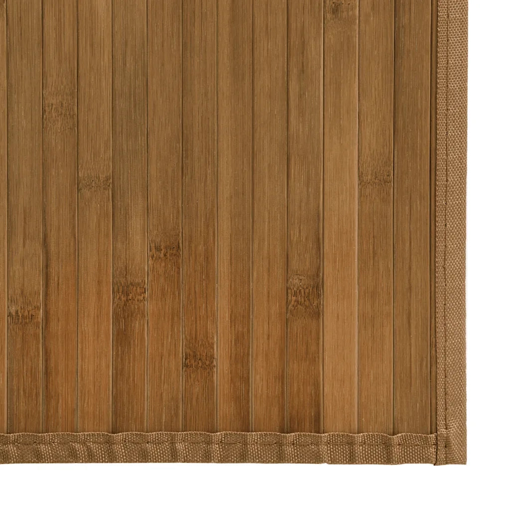 Tappeto Rettangolare Marrone 100x300 cm in BambÃ¹