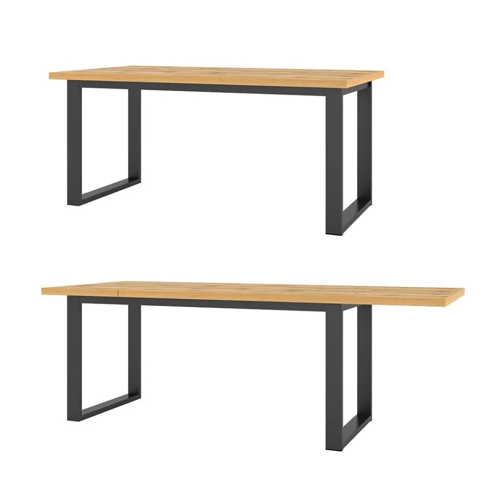 Tavolo allungabile per sala da pranzo MILO 170-220cm, colore rovere