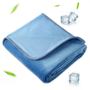 Dezen 2-in-1 - Dezen Estivo - Dezen Auto Rinfrescante - 130 x 170 cm - Blu Scuro