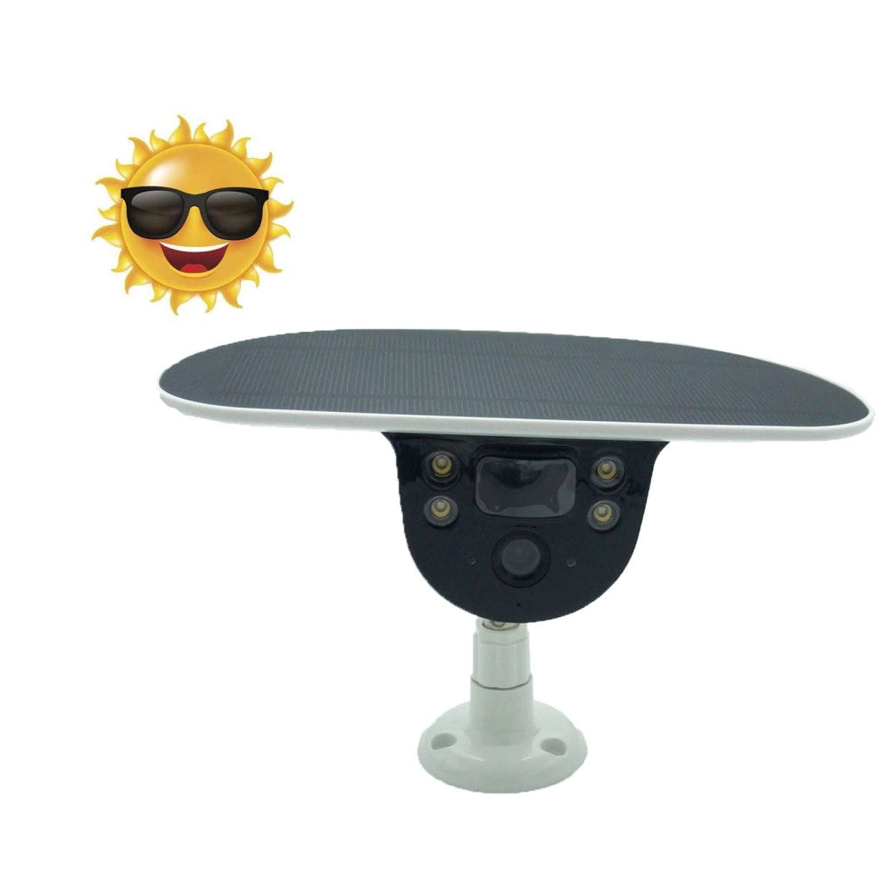 Trade Shop - Telecamera Di Sorveglianza Ip Wireless Per Esterni Ad Energia Solare Wifi Q-s705 -