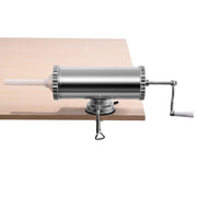 Insaccatrice per salsicce da 2,5 kg con 3 tubi di riempimento fissi per cucina alluminio argento 20_0020003