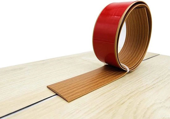 Striscia di copertura autoadesiva in PVC - Profilo di transizione e profilo di fine - Raccordo per pavimenti in laminato e moquette (1/3/10 m)