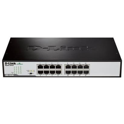 D-link dgs-1016d/e switch di rete non gestito nero, metallico - DGS 1016D