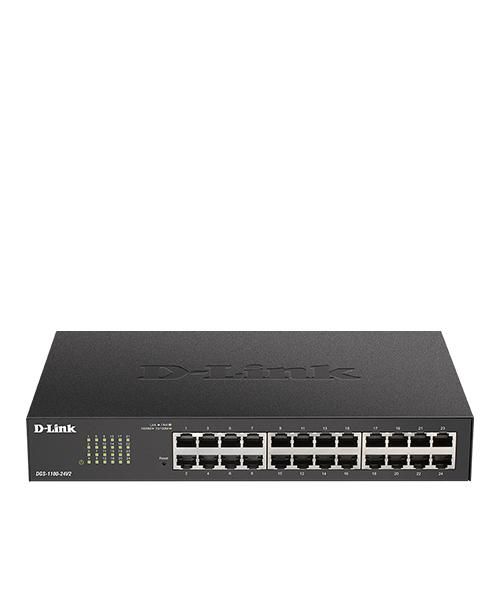 D-link dgs-1100-24v2 gestito l2 gigabit ethernet (10/100/1000) 1u nero, grigio