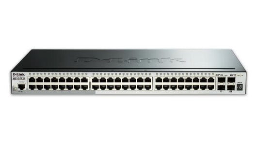 D-link dgs-1510-52x switch di rete gestito l3 gigabit ethernet (10/100/1000) 1u nero - 139225