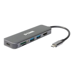 D-link dub-2327 replicatore di porte e docking station per laptop cablato usb tipo-c grigio - 141974