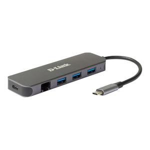 D-link dub-2334 replicatore di porte e docking station per laptop cablato usb tipo-c grigio - 141977
