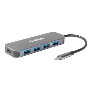 D-link dub-2340 hub di interfaccia usb tipo-c 5000 mbit/s grigio - 141979