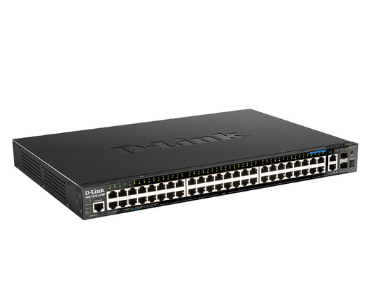 D-link dgs-1520-52mp gestito l3 gigabit ethernet (10/100/1000) supporto power over ethernet (poe) 1u nero