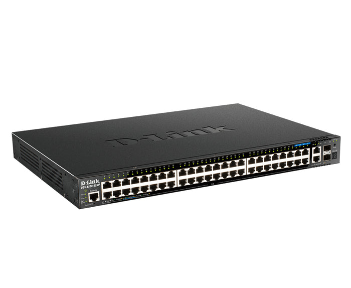 D-link dgs-1520-52mp gestito l3 gigabit ethernet (10/100/1000) supporto power over ethernet (poe) 1u nero