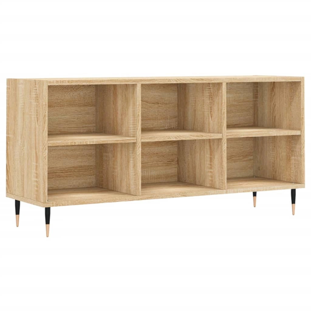 Mobile TV multimediale mensola TV credenza TV sala da pranzo soggiorno camera da letto rovere Sonoma 103,5 x 30 x 50 cm legno ingegnerizzato marrone 02_0027456