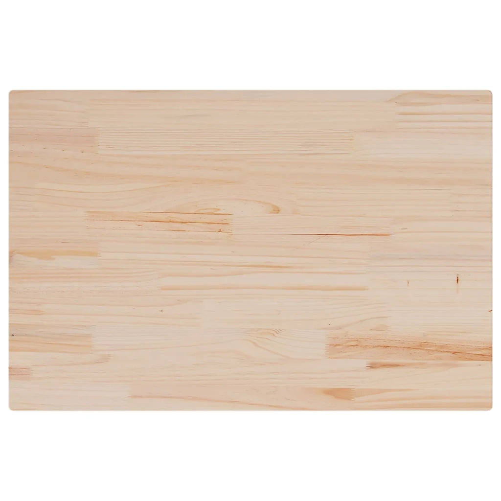 Piani Tavolo 3 pz 80x53x1,7 cm Rettangolare Legno Massello Pino 847420