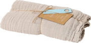Mousseline in grande misura, 100% cotone biologico, 120 x 100 cm