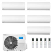 Condizionatore Midea Penta Split Inverter serie XTREME PRO GREEN 9000+12000+12000+12000+12000 Btu con M5OE-42 R-32 Wi-Fi integrato