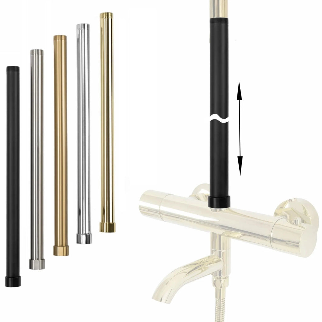 Prolunga Per Set Vasca/doccia Black 50cm