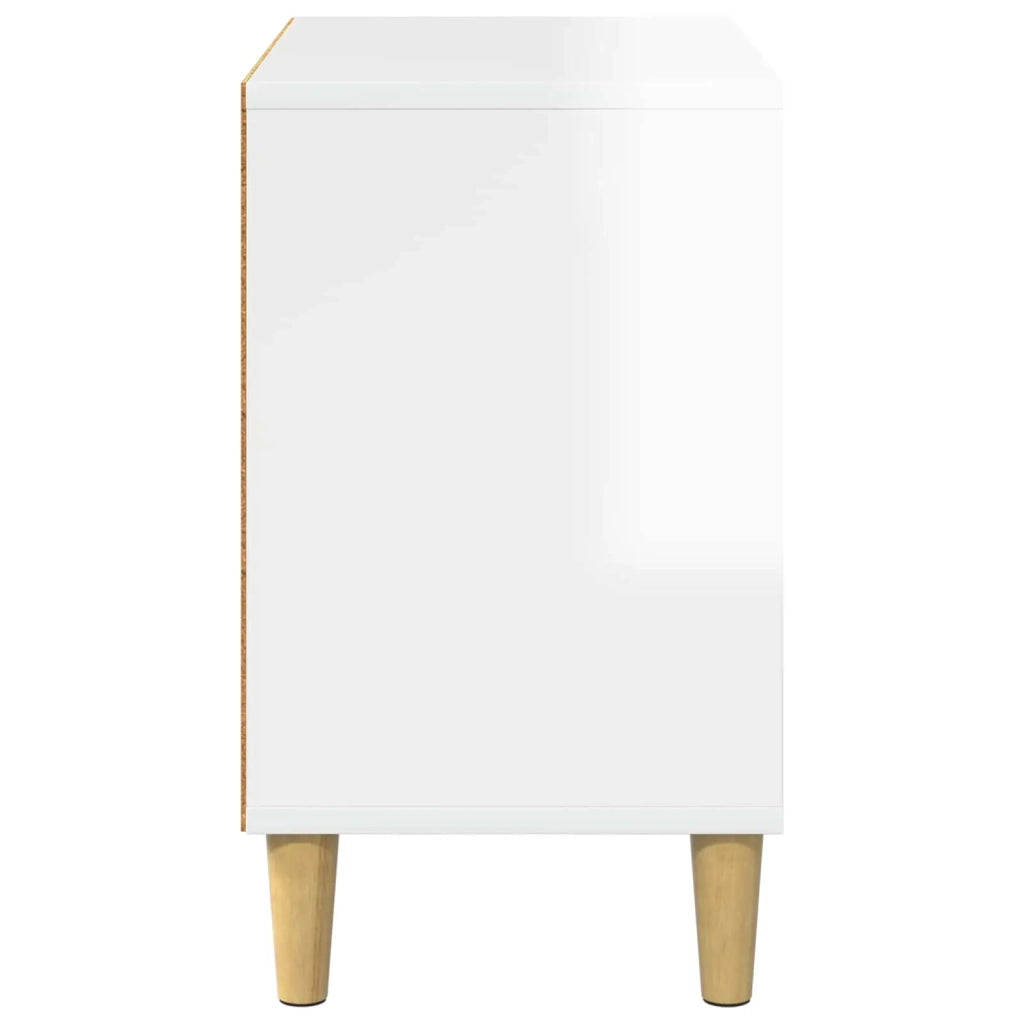Casa per Gatti Bianco Lucido 51 x 30 x 52 cm Legno multistrato CFW4058216
