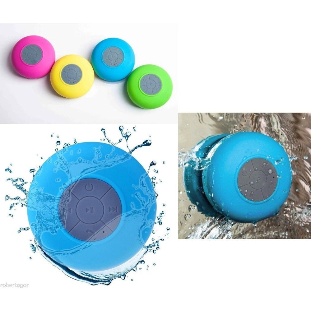 Trade Shop - Radio Speaker Da Doccia Shower Impermeabile Radiolina Con Ventosa Bluetooth -