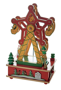 Giostra Carillon Ruota Panoramica 13,5x22 cm con Musica e Movimento