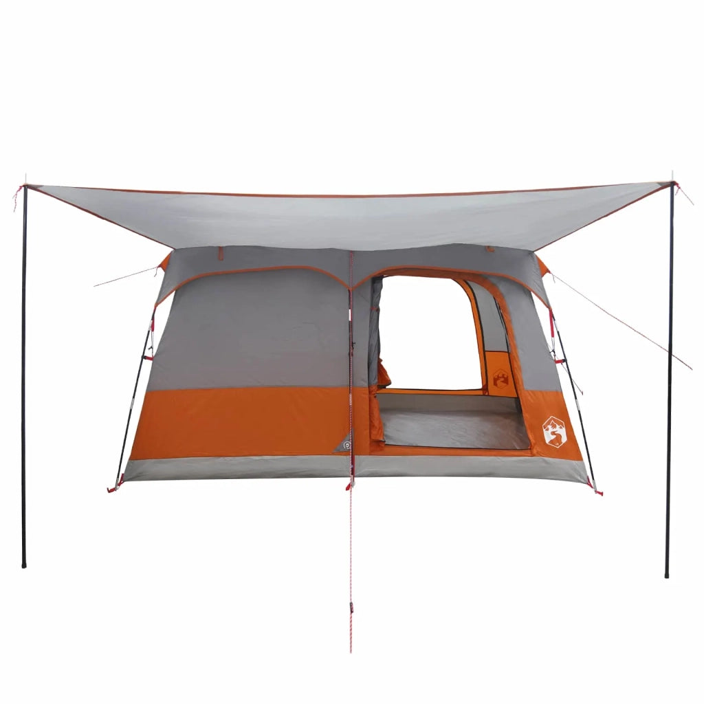 Tenda Familiare con tetto Grigio e arancione 380 x 260 x 190 cm 42028495