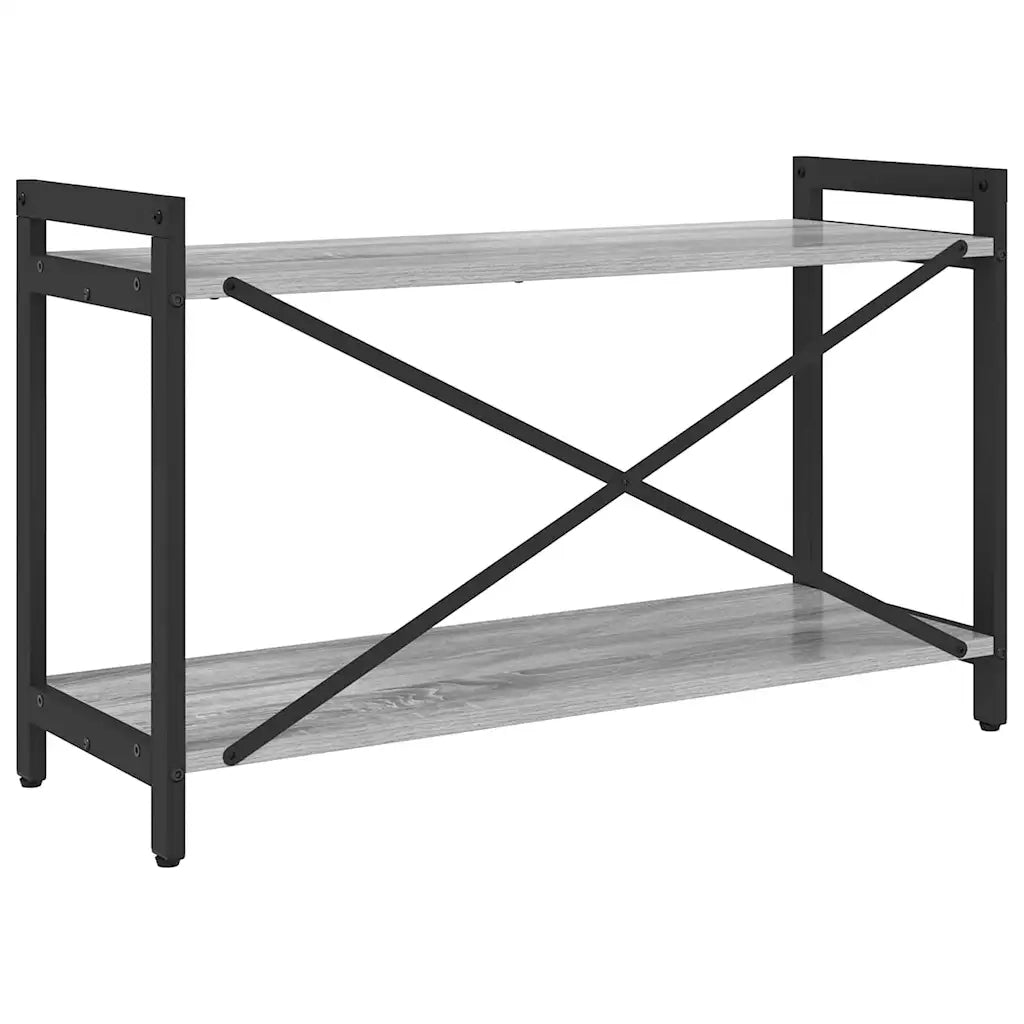 vidaXL Libreria Grigio sonoma 80 x 30 x 48.5 cm Legno multistrato
