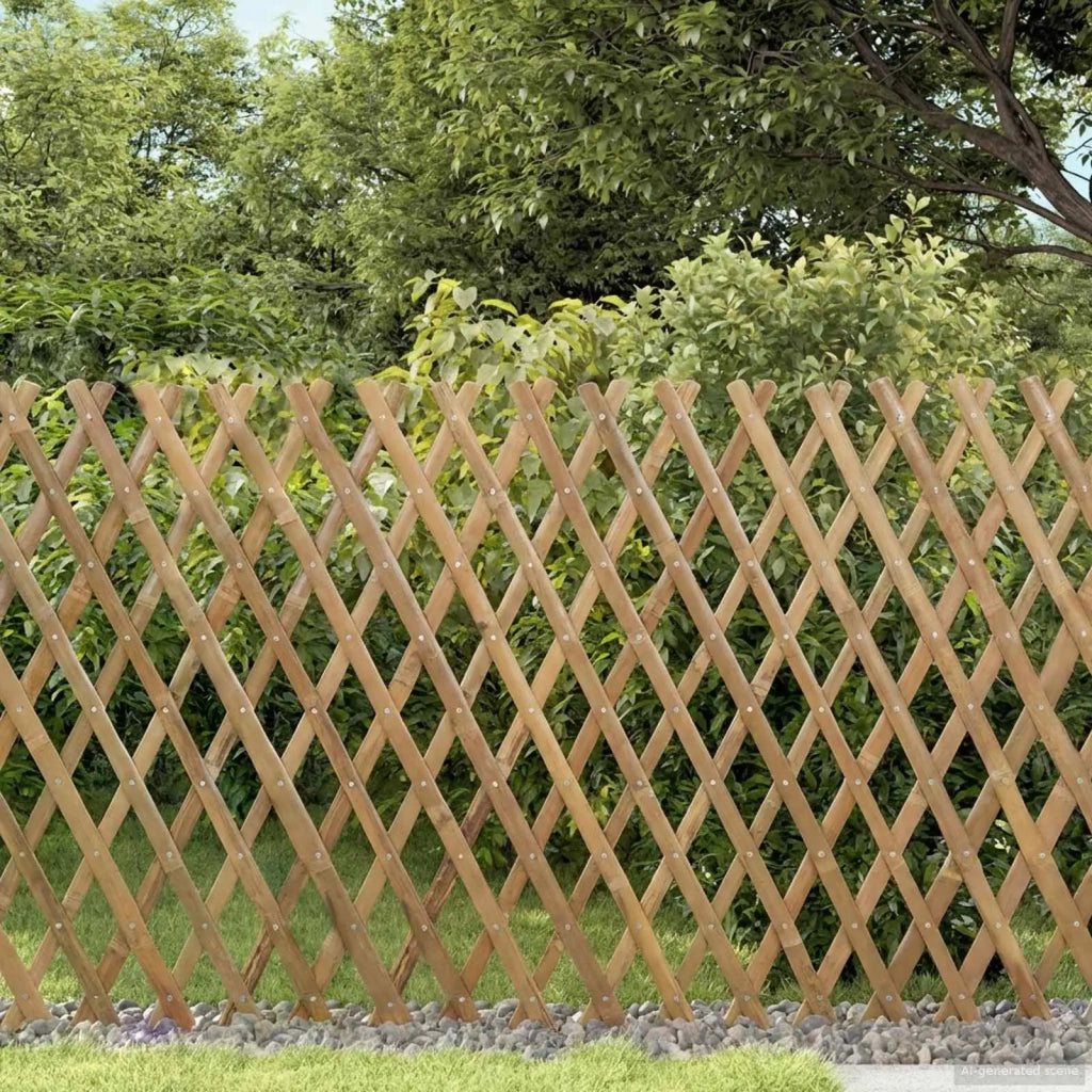Recinto Trellis Espandibile 2 pz Marrone Chiaro 100 x 105 cm CFW9078196