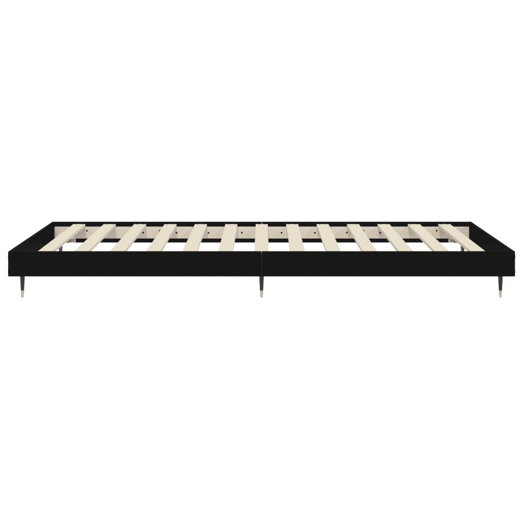 Giroletto Nero 75x190 cm in Legno Multistrato 832206