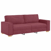 Divano | Divano da soggiorno | Sofa a 3 posti rosso vino 180 cm in tessuto